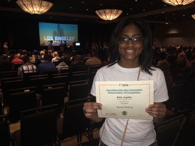 Satellite Center and Hahnville Broadcasting Student Places “Excellent” in National Sports Writing Contest